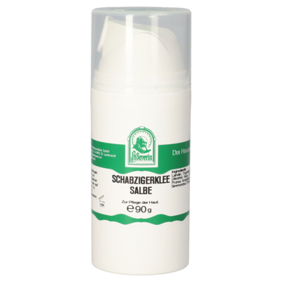 Sie sehen eine Packung SCHABZIGERKLEE SALBE 90 G, Produktbild: 01 SCHABZIGERKLEE SALBE 90 G, A-Nr.: 5832739 - 01