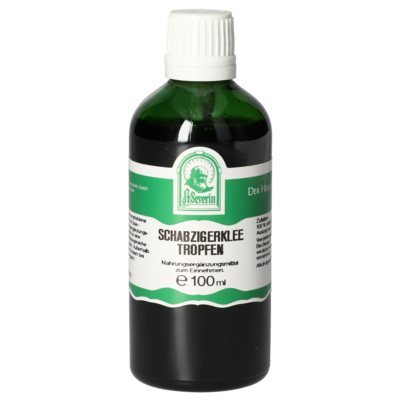 Sie sehen eine Packung SCHABZIGERKLEE TROPFEEN 100 ML, Produktbild: 01 SCHABZIGERKLEE TROPFEEN 100 ML, A-Nr.: 5832490 - 01
