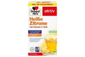 Doppelherz Heiße Zitrone mit Vitamin C + Zink, A-Nr.: 5679396 - 01