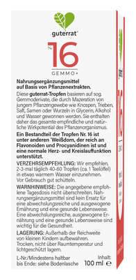 Guterrat Nr. 16 Herz- und Kreislauf Tropfen, A-Nr.: 6011677 - 03