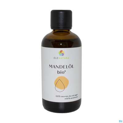 Sie sehen eine Packung Elenatura Basisoel Bio Mandeloel 100ml, Produktbild: 02 Elenatura Basisoel Bio Mandeloel 100ml, A-Nr.: 5411050 - 02
