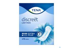 Inkontinenz Tena/lady Discreet Einlage Extra Plus 761662 16st, A-Nr.: 5184105 - 01