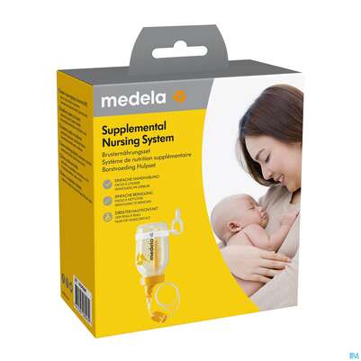 Sie sehen eine Packung Medela Brusternaehrungs-set Neu 1st, Produktbild: 03 Medela Brusternaehrungs-set Neu 1st, A-Nr.: 5743929 - 03