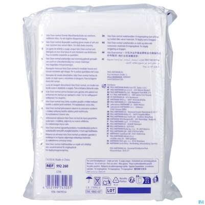 Sie sehen eine Packung Waschhandschuhe Valaclean Basic 50st, Produktbild: 05 Waschhandschuhe Valaclean Basic 50st, A-Nr.: 2369471 - 05