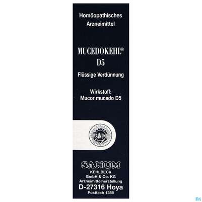 Mucor Mucedo (mucedokehl) Tropfen D5 10ml, A-Nr.: 1997515 - 02