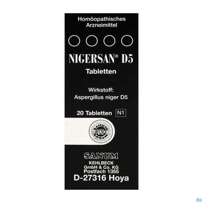 Nigersan Tabl D5 20st, A-Nr.: 1532880 - 01