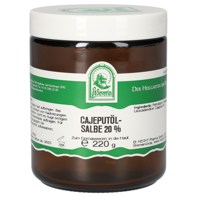 CAJEPUTÖL SALBE 20 % 220 G, A-Nr.: 4946613 - 01