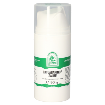 Sie sehen eine Packung CATUABARINDEN SALBE 90 G, Produktbild: 01 CATUABARINDEN SALBE 90 G, A-Nr.: 5613718 - 01