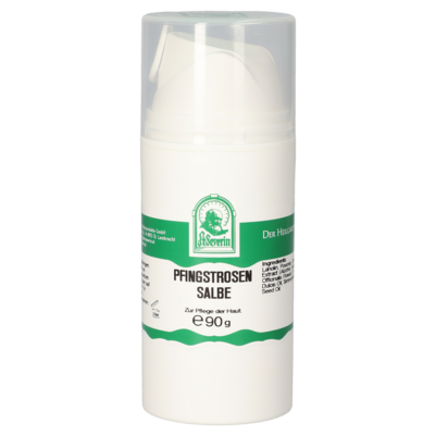 Sie sehen eine Packung PFINGSTROSEN SALBE 90 G, Produktbild: 01 PFINGSTROSEN SALBE 90 G, A-Nr.: 5703605 - 01