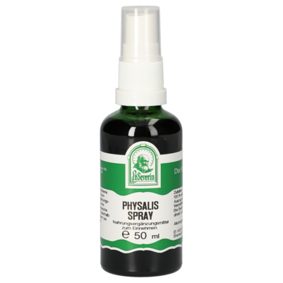 Sie sehen eine Packung PHYSALIS SPRAY 50 ML, Produktbild: 01 PHYSALIS SPRAY 50 ML, A-Nr.: 5303716 - 01
