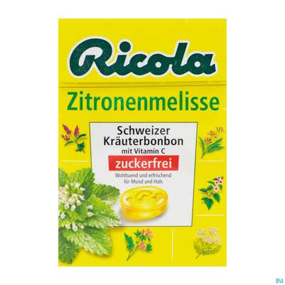 Ricola Zuckerfrei Zitronenmelisse Box 50g, A-Nr.: 5627494 - 01