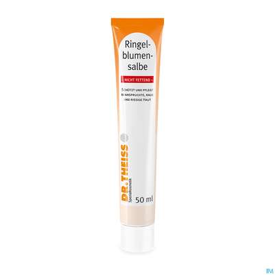 Sie sehen eine Packung Ringelblumen Salbe Dr.theiss Nicht Fettend 50ml, Produktbild: 06 Ringelblumen Salbe Dr.theiss Nicht Fettend 50ml, A-Nr.: 3109401 - 06
