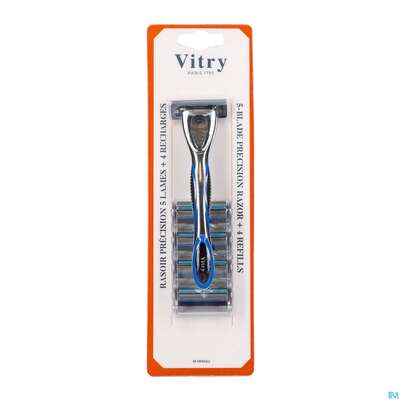 Vitry Nachfüllklingen Für 5 Klingen Rasierer (x4) 4pcs, A-Nr.: 5609958 - 02