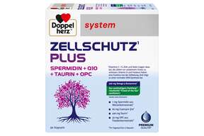 Doppelherz system ZELLSCHUTZ¹ PLUS SPERMIDIN + Q10 + TAURIN + OPC, A-Nr.: 6033101 - 01