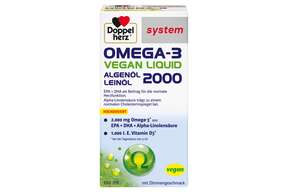 Doppelherz system OMEGA-3 VEGAN LIQUID 2000, A-Nr.: 5939584 - 01
