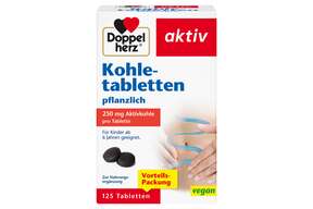 Doppelherz Kohletabletten pflanzlich, A-Nr.: 6027477 - 01