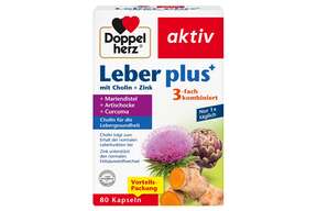 Doppelherz Leber plus mit Cholin + Zink, A-Nr.: 5817993 - 01