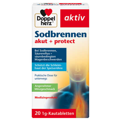 Doppelherz Sodbrennen akut + protect, A-Nr.: 5677167 - 01