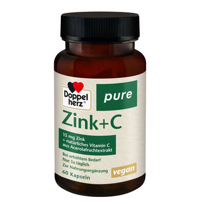 Doppelherz pure Zink + C ohne Gelatine, A-Nr.: 5677115 - 01