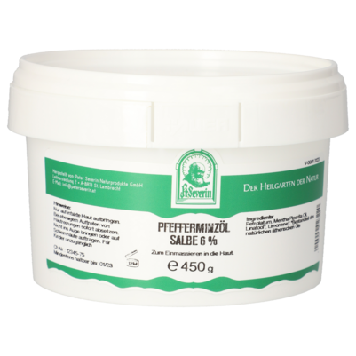 PFEFFERMINZÖL SALBE 6% 450 G, A-Nr.: 5802589 - 01