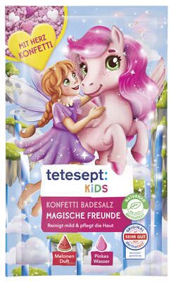 Tetesept Kids Badesalz Konfetti Beste Freunde 45g, A-Nr.: 6117631 - 01