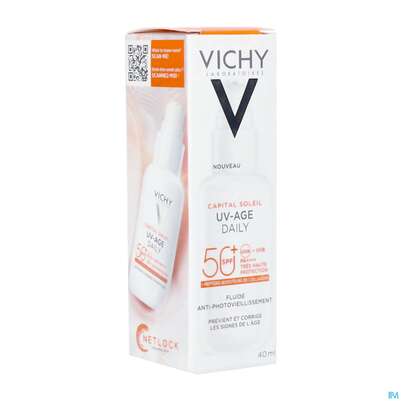 Sonnenprodukte Vichy/capital Soleil Gesichtscreme Uv-age Lsf50+ 40ml, A-Nr.: 5360950 - 04
