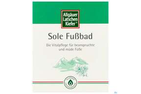 Allgaeuer Latschenkiefer Sole-fussbad 10x10 100g, A-Nr.: 0864574 - 01