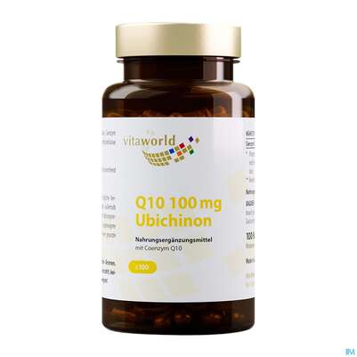 Coenzym Q10 Kapseln 100mg Vegan Ubichinon Vita World 100st, A-Nr.: 4836362 - 01