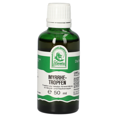 Sie sehen eine Packung MYRRHE TROPFEN 50 ML, Produktbild: 01 MYRRHE TROPFEN 50 ML, A-Nr.: 4312222 - 01