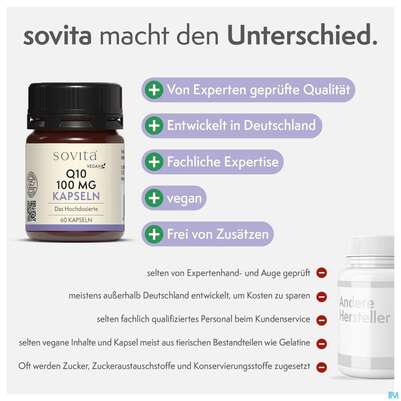 Q-10 Kapseln 100mg Sovita 60st, A-Nr.: 3863351 - 05