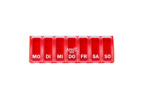 APOfit Wochendispenser 1 Dosierer Box rot, A-Nr.: 5965050 - 01