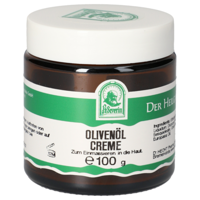 Sie sehen eine Packung OLIVENÖL CREME ST. SEVERIN 100 G, Produktbild: 01 OLIVENÖL CREME ST. SEVERIN 100 G, A-Nr.: 5748571 - 01