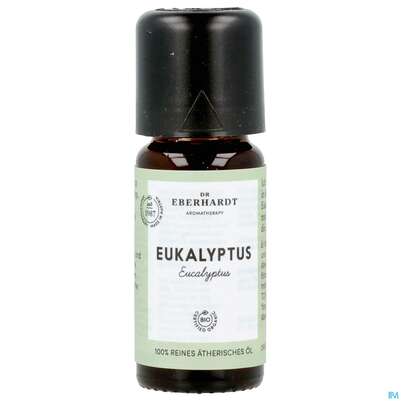Sie sehen eine Packung Aetherische Oele Dr.eberhardt Bio Eukalyptus 80/85 10ml, Produktbild: 09 Aetherische Oele Dr.eberhardt Bio Eukalyptus 80/85 10ml, A-Nr.: 5765090 - 09