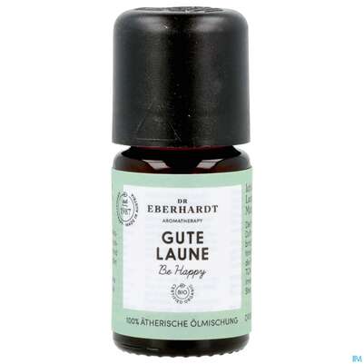 Sie sehen eine Packung Aetherische Oele Dr.eberhardt Bio Gute Laune 5ml, Produktbild: 09 Aetherische Oele Dr.eberhardt Bio Gute Laune 5ml, A-Nr.: 5766586 - 09