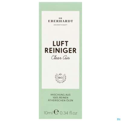 Sie sehen eine Packung Aetherische Oele Dr.eberhardt Bio Luftreiniger 10ml, Produktbild: 01 Aetherische Oele Dr.eberhardt Bio Luftreiniger 10ml, A-Nr.: 5766356 - 01