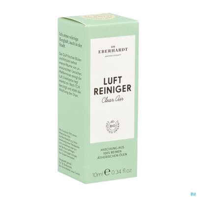 Sie sehen eine Packung Aetherische Oele Dr.eberhardt Bio Luftreiniger 10ml, Produktbild: 02 Aetherische Oele Dr.eberhardt Bio Luftreiniger 10ml, A-Nr.: 5766356 - 02