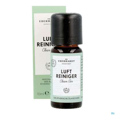 Sie sehen eine Packung Aetherische Oele Dr.eberhardt Bio Luftreiniger 10ml, Produktbild: 12 Aetherische Oele Dr.eberhardt Bio Luftreiniger 10ml, A-Nr.: 5766356 - 12