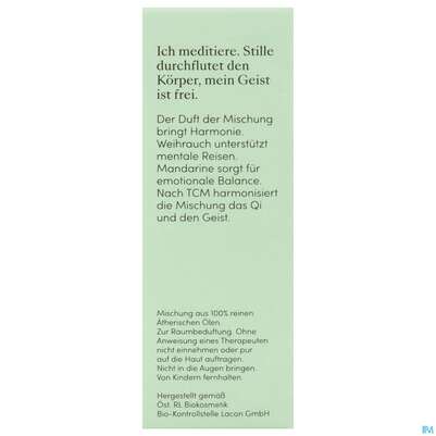 Aetherische Oele Dr.eberhardt Bio Stille Meditation 10ml, A-Nr.: 5766422 - 05