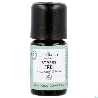 Sie sehen eine Packung Aetherische Oele Dr.eberhardt Bio Stressfrei 5ml, Produktbild: 09 Aetherische Oele Dr.eberhardt Bio Stressfrei 5ml, A-Nr.: 5766652 - 09