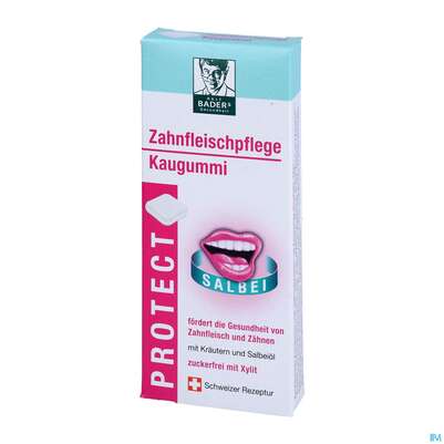 Baders Protect Zahnfleischpflege Kaugummi Cur 20st, A-Nr.: 4111541 - 02