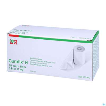 Curafix H Fixierpflaster 10mx 15cm 1st, A-Nr.: 1243495 - 02