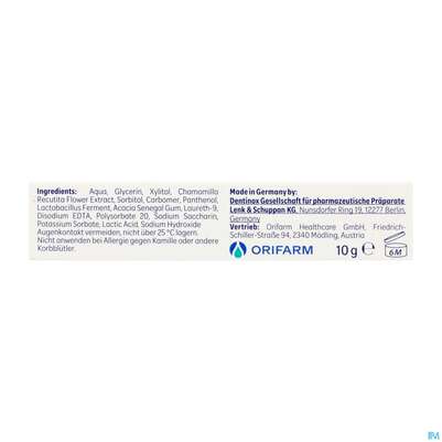 Dentinox Gel Care 10g, A-Nr.: 5936048 - 03