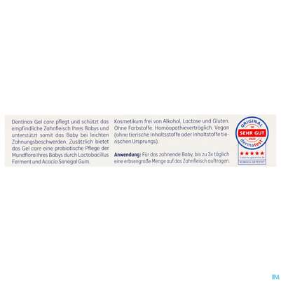 Dentinox Gel Care 10g, A-Nr.: 5936048 - 05