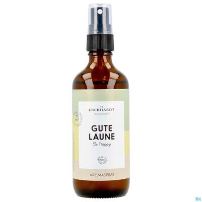 Sie sehen eine Packung Dr.eberhardt Raumspray Bio Gute Laune 100ml, Produktbild: 02 Dr.eberhardt Raumspray Bio Gute Laune 100ml, A-Nr.: 5767404 - 02