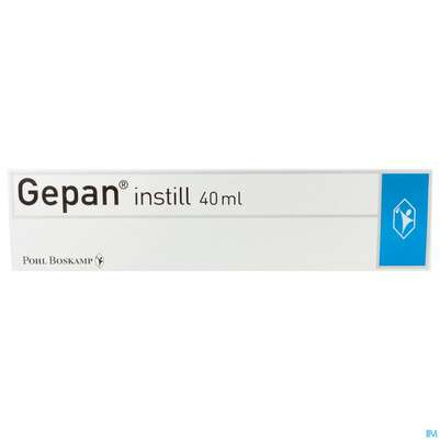 Sie sehen eine Packung Gepan Instill 2mg/ml Fertigspritze Lösung Sterile Natrium Chondroitinsulfat 0,2% 40ml, Produktbild: 01 Gepan Instill 2mg/ml Fertigspritze Lösung Sterile Natrium Chondroitinsulfat 0,2% 40ml, A-Nr.: 3424315 - 01