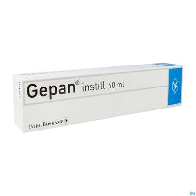Sie sehen eine Packung Gepan Instill 2mg/ml Fertigspritze Lösung Sterile Natrium Chondroitinsulfat 0,2% 40ml, Produktbild: 02 Gepan Instill 2mg/ml Fertigspritze Lösung Sterile Natrium Chondroitinsulfat 0,2% 40ml, A-Nr.: 3424315 - 02