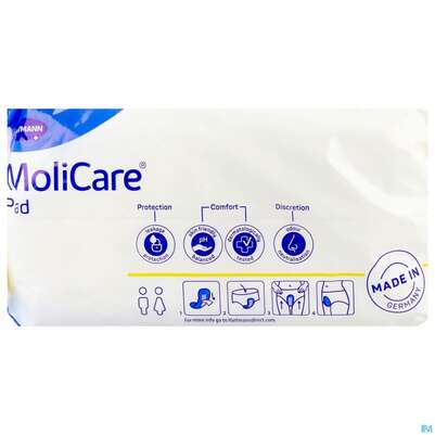 Sie sehen eine Packung Inkontinenz Molicare Pad Tropfen 3 30st, Produktbild: 06 Inkontinenz Molicare Pad Tropfen 3 30st, A-Nr.: 5930672 - 06