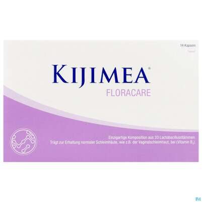 Sie sehen eine Packung Kijimea Kapseln Floracare 14st, Produktbild: 01 Kijimea Kapseln Floracare 14st, A-Nr.: 5950864 - 01