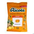 Sie sehen eine Packung Ricola Zuckerfrei Ingwer Orangenminze Beute 75g, Produktbild: 03 Ricola Zuckerfrei Ingwer Orangenminze Beute 75g, A-Nr.: 5627407 - 03
