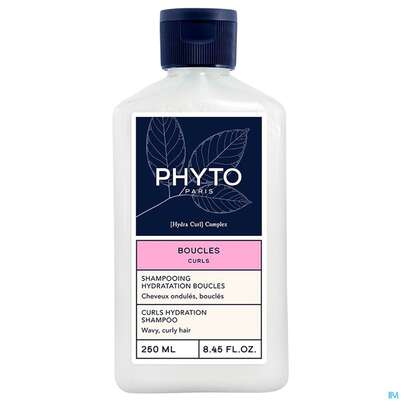 Sie sehen eine Packung Shampoon Phyto Curls Hydration 250ml, Produktbild: 01 Shampoon Phyto Curls Hydration 250ml, A-Nr.: 5932116 - 01
